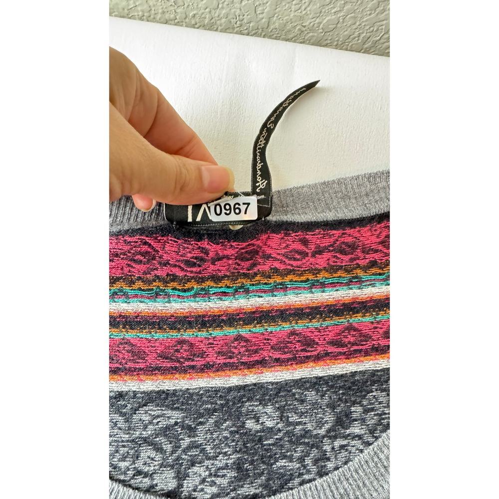 Ivko 100% Wool Tunic Float Pattern Fairisle Sweat… - image 4